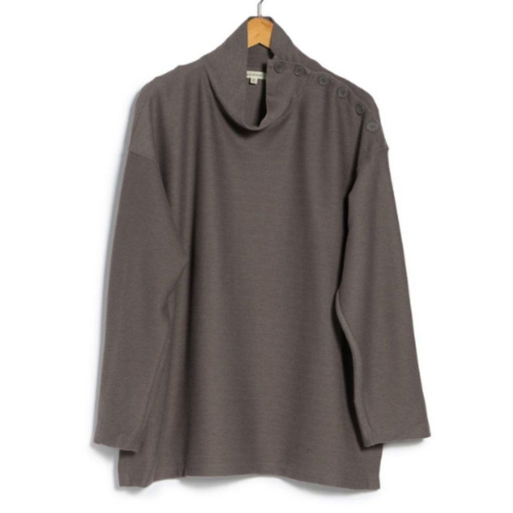 NWT Max Studio Button Shoulder Top | 1X